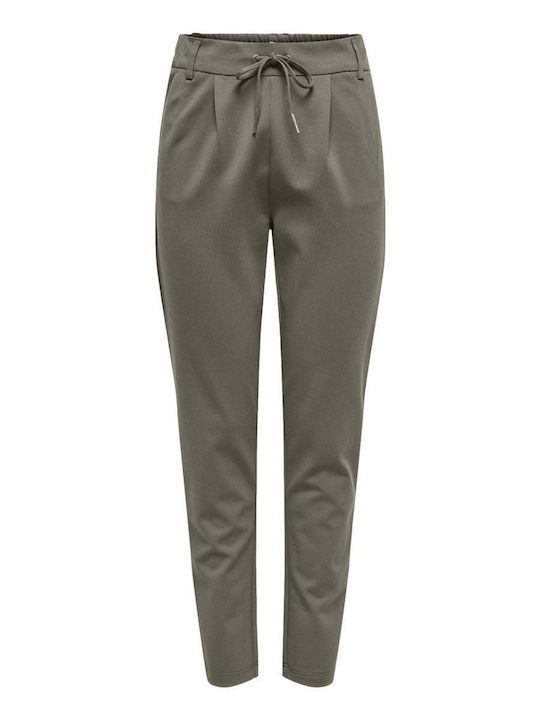 Poptrash Damen Stoff Hose in Lockere Passform Grün