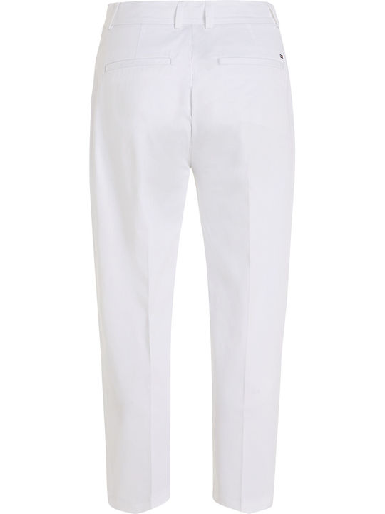 Women's Chino Trousers Slim Fit White