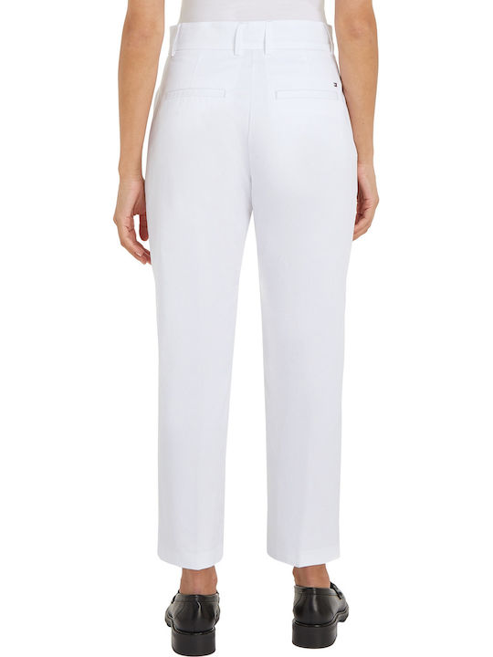 Women's Chino Trousers Slim Fit White