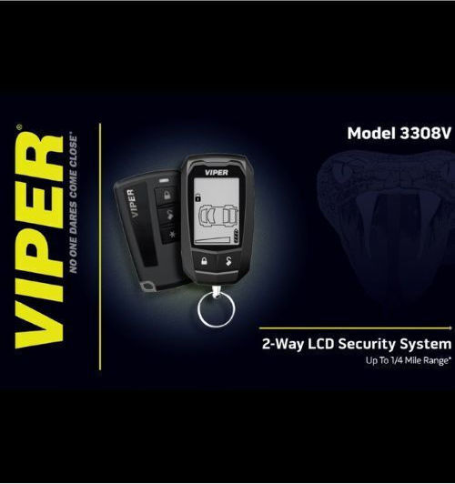 Viper 3308v Car Alarm 2-way 2 Remotes