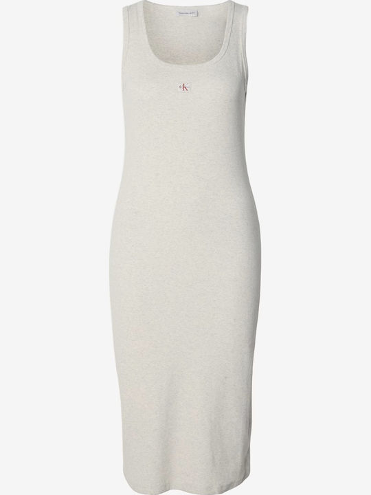 Summer Midi Knitted Dress Cream LV047F257G P4P