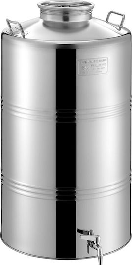 Tre.I Δοχείο Inox Ανοικτού Τύπου Επίπεδο 75lt 15018