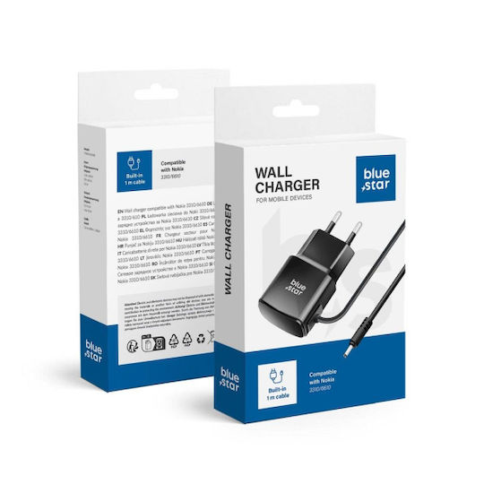 iSelf Charger with Built-in Cable Blacks (Nokia 3310)