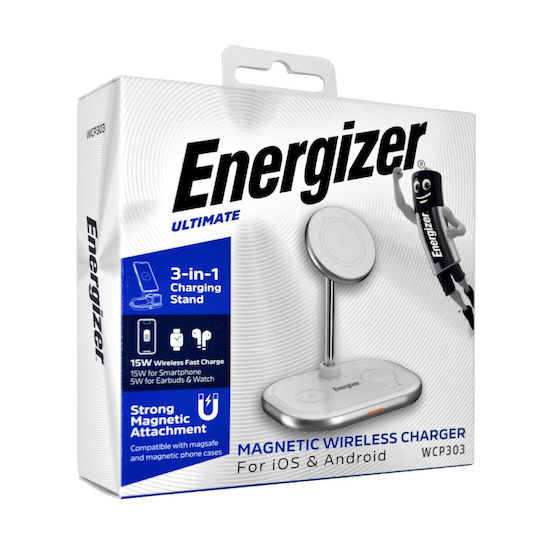 Energizer Încărcător Magsafe 15W Gri (WCP303)