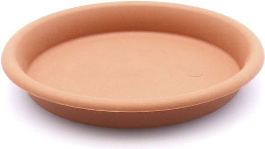 Cyclops Νο300 Plate Pot Plastic Brown 14x14cm 00320100