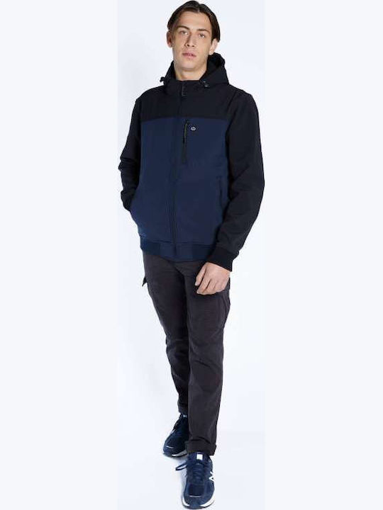 Jacket Waterproof and Windproof Navy-black