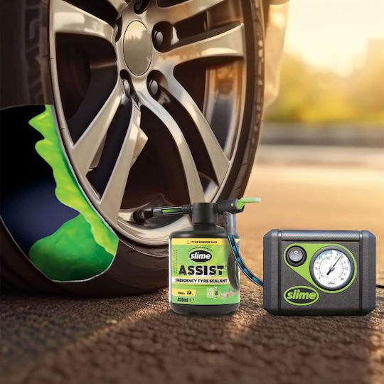 Slime Smart Repair Plus Flat Tyre Repair Kit 50138-51
