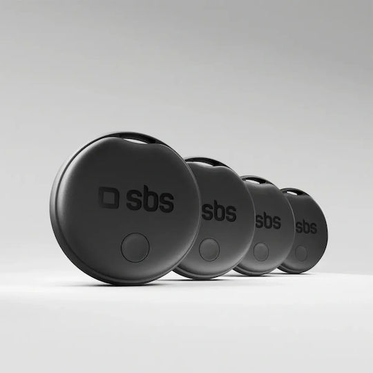 SBS Bluetooth Tracker Μαύρο 4τμχ