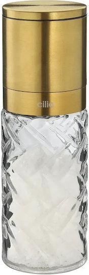 Cilio Handbetriebene Salz- und Pfeffermühle Glas 16cm