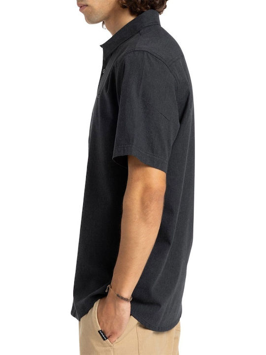Premium Stretch Short Sleeve Shirt Black