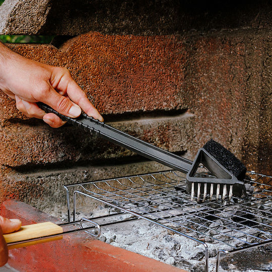 Nava Grillbürste Edelstahl BBQ GURU 3 in 1 36cm