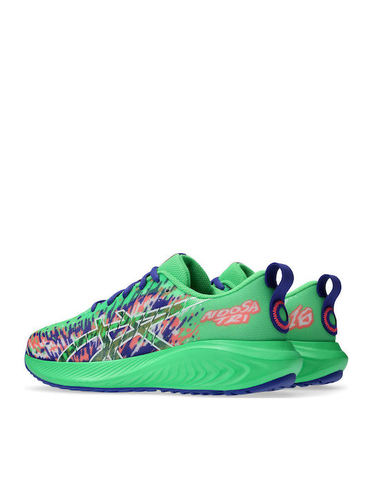 Gel-noosa Tri 16 Gs Kids Sports Shoes Running with Laces Green