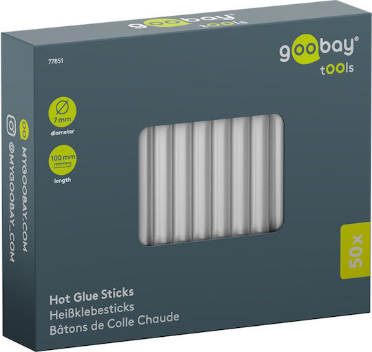 Goobay Tools Hot Glue Sticks 7 Mm 50 Pcs