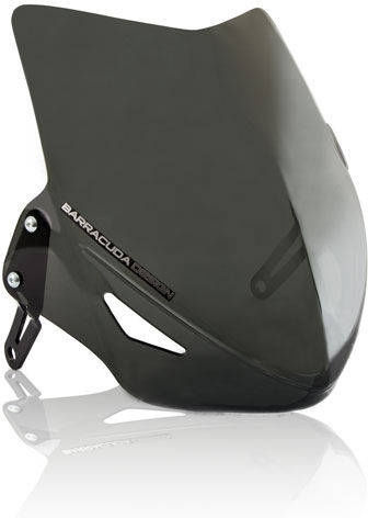 Barracuda Aerosport Motorcycle Windshield & Windscreen Tinted Visor for Ducati Streetfighter DS1300