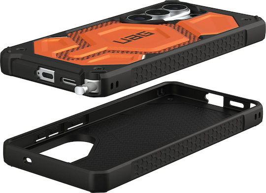 UAG Monarch Pro Back Cover Aramid Fiber / Silicone Burnt Orange (Galaxy S26 Ultra)