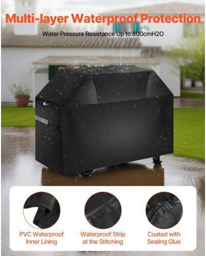 Κάλυμμα Γκριλ Vevor 48 Inch 121,9 Cm Βαρέως Τύπου Bbq Αερίου Εξωτερικού Χώρου Αδιάβροχο
