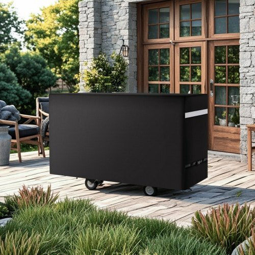 Vevor Κάλυμμα Ψησταριάς 59 Ίντσες Καλύμματα Bbq Εξωτερικούς Χώρους Αδιάβροχο Ανθεκτικό Στο Ξεθώριασμα Στις Καιρικές Συνθήκες Πολυεστέρας 600d Βαρέως Τύπου Εύκολη Τοποθέτηση Αφαίρεση Πόρπες Ασφαλείας Μαύρο
