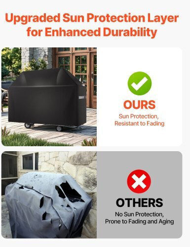 Κάλυμμα Γκριλ Vevor 48 Inch 121,9 Cm Βαρέως Τύπου Bbq Αερίου Εξωτερικού Χώρου Αδιάβροχο