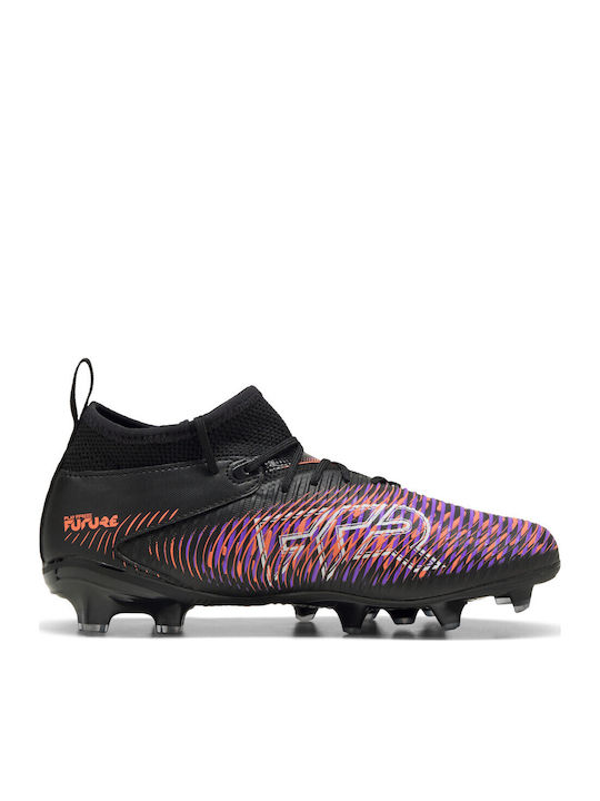 Future 8 Match Kids Molded Soccer Shoes Black