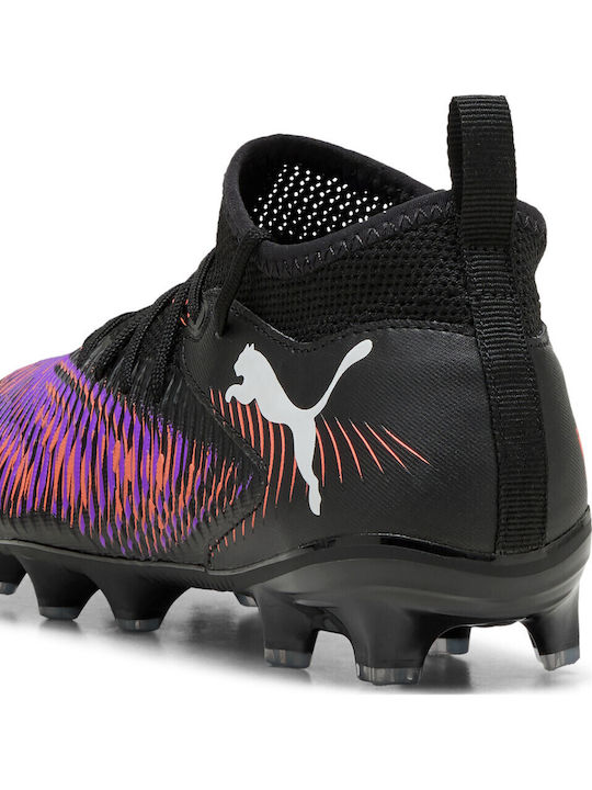 Future 8 Match Kids Molded Soccer Shoes Black