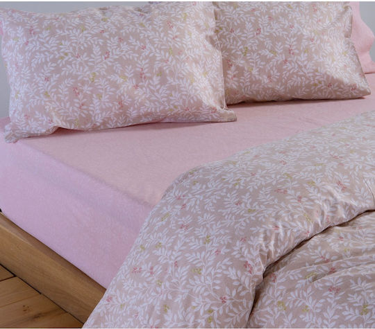 Nef-Nef Homeware Cylia Double Bed Sheets Set 200x270cm 4 Pieces