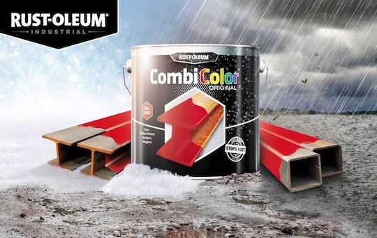 Primer și grund anticoroziv forjat 2-în-1 Combicolor Hammertone Rust-oleum 750ml 7374 Maro
