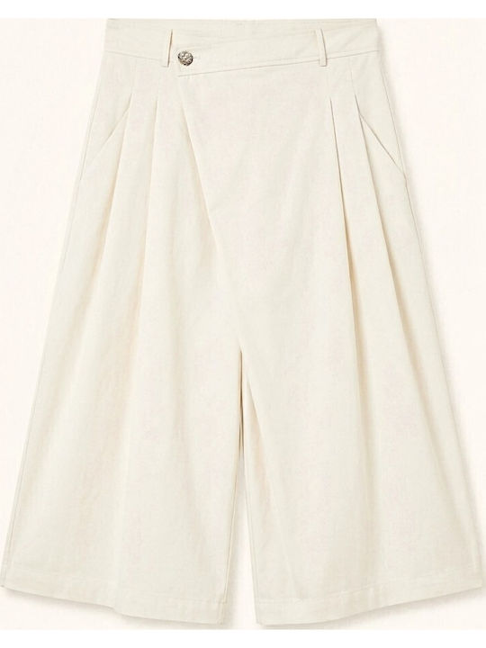 Damen Bermudas Crema