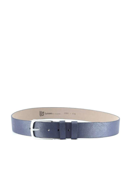 Herren Gürtel aus Künstliches Leder Blau