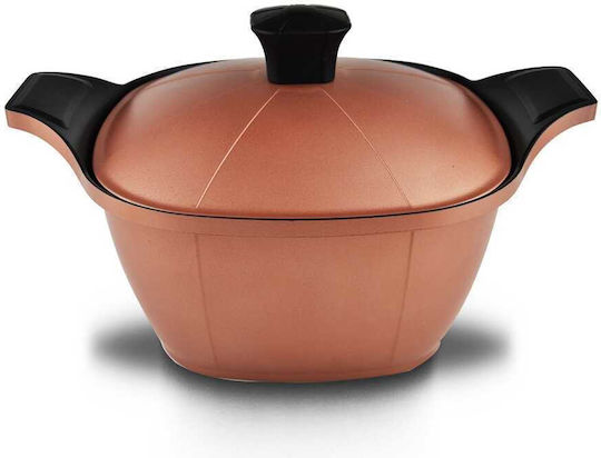 Matrix Kochtopf Mit Deckel Und Integrierten Küchengriffen Kupfer 18cm