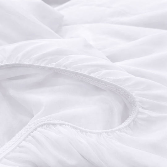 Ravelia Protective Mattress Cover Single Waterproof With Fitted Skirt 100x200+40cm