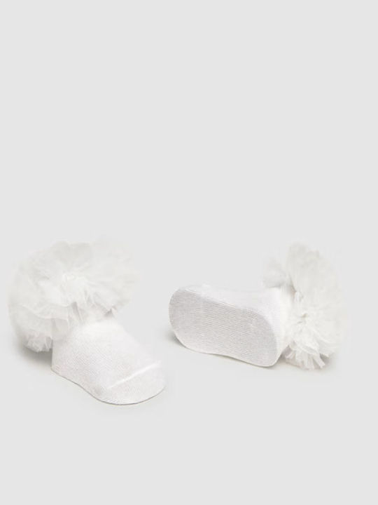 Mayoral Kids' Socks White 2 Pairs