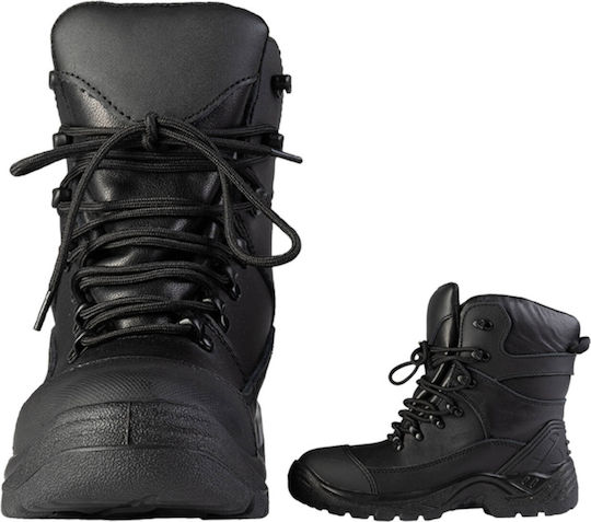 Militär-/Kampfstiefel Leder Schwarz