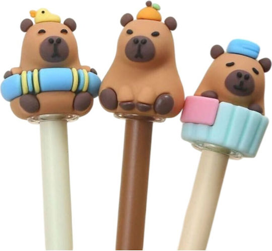 Capybara 3d 3 Pixuri Gel (Desene și Modele Diverse)