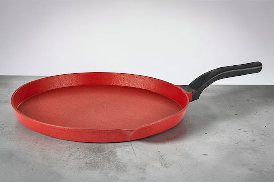 Kitchen Pan Granite Non-Stick Heavy Type Red 36cm