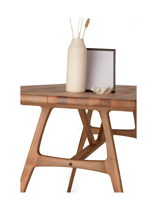 Μασίφ Τραπέζι Καρυδιάς Slim 150x80x74,5cm (150x80x74,5cm)