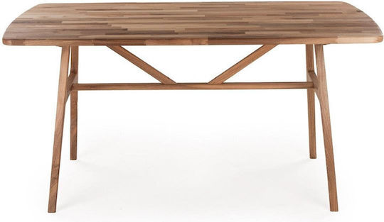 Massivholz Walnuss Esstisch Slim 150x80x74,5cm