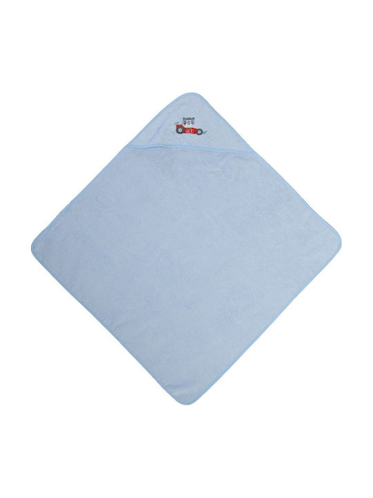 Nef-Nef Homeware Βρεφική Κάπα-Μπουρνούζι με Κουκούλα 75x75εκ.