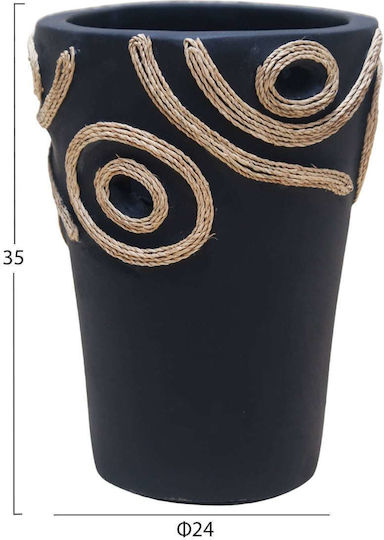 Ceramic Vase Black