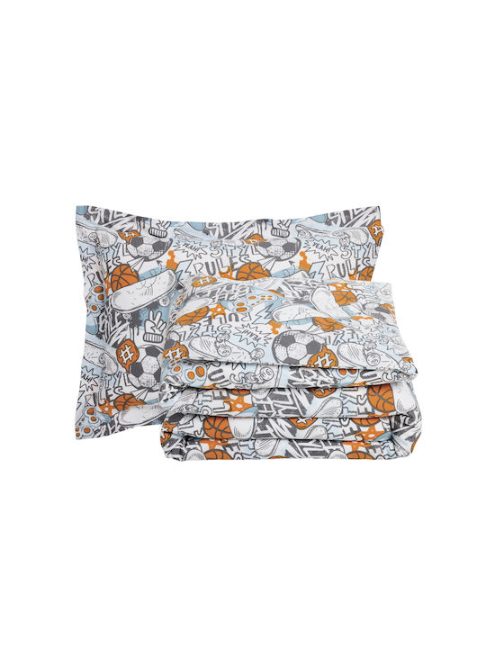 Das Home Single Cotton Sheet Set 4986 Multicolor 170x260cm 3pcs