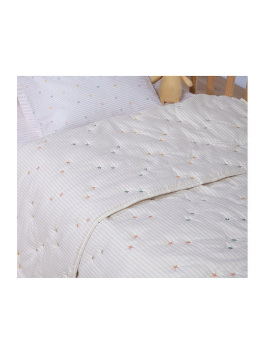 Nef-Nef Homeware Happy Детско Одеяло Микрофибър Екрю 110x150см Nef-Nef Homeware Happy Детско Одеяло Микрофибър Екрю 110x150см