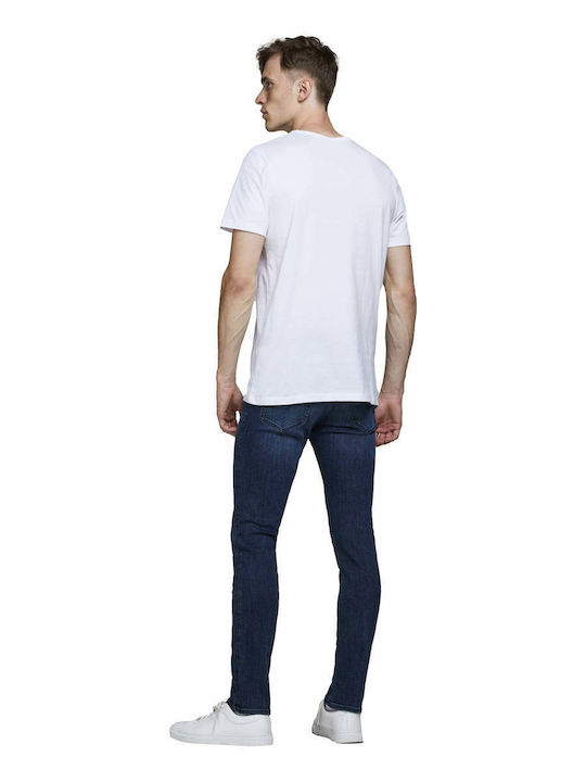 Jack & Jones Glenn Ανδρικό Παντελόνι Τζιν Ελαστικό Slim Fit Blue Denim