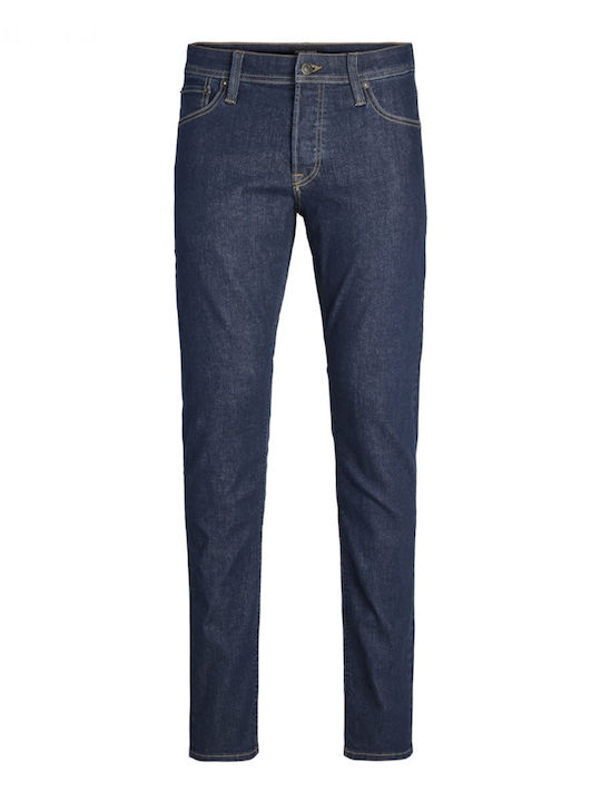 Men's Jeans Pants Elastic with Slim Fit Blue