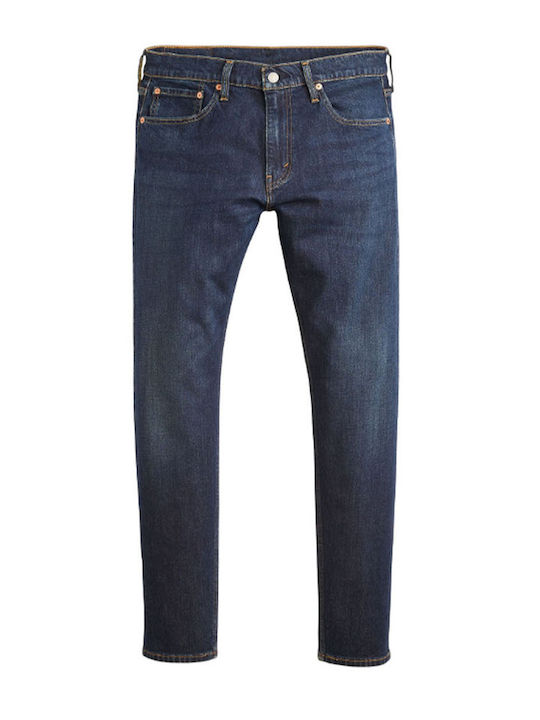 512 Men's Elastic Jeans Pants with Slim Tapered Fit Dark Blue