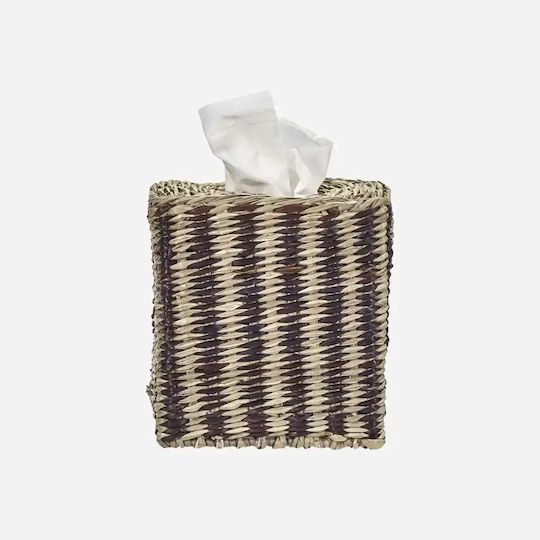 House Doctor Metallic Brown Tissue Holder 13.5x13x14cm