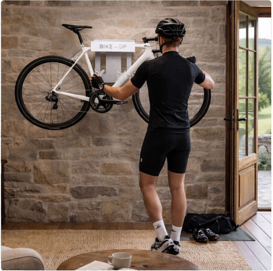 Black Wall-Mounted Bicycle Holder Bike-up Thirard 00023894