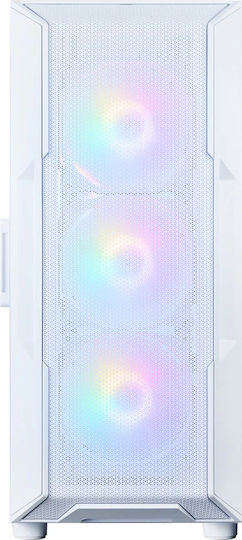 I3 Neo V2 RGB Gaming Midi Tower Κουτί Υπολογιστή με Πλαϊνό Παράθυρο Λευκό