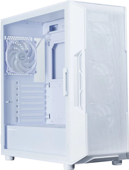 I3 Neo V2 RGB Gaming Midi Tower Κουτί Υπολογιστή με Πλαϊνό Παράθυρο Λευκό