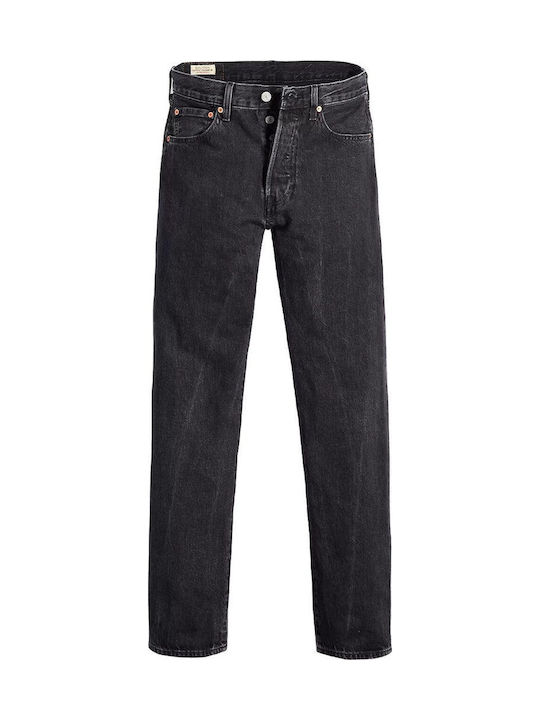 501 Men's Jeans Pants with Regular Straight Fit Anthracite