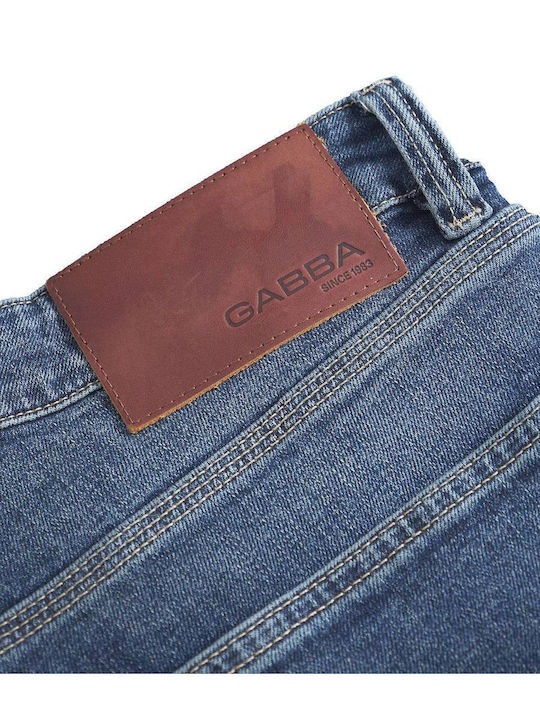 Men's Jeans Pants with Loose Tapered Fit Blue