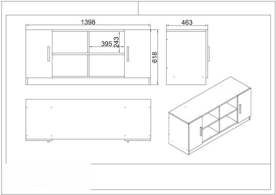 SteweHome Σετ Σαλονιού 4τμχ STE-005179-P5179